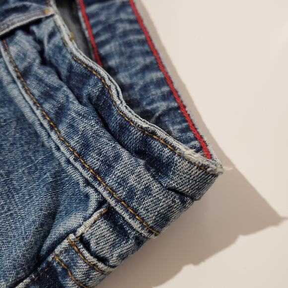 SO Vintage Y2K Flare Medium Wash High Rise Jeans Womens Junior Size 7 Long - Picture 7 of 11